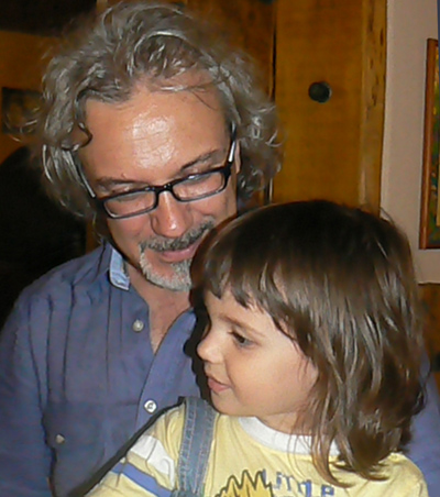 Fabrizio con sua figlia